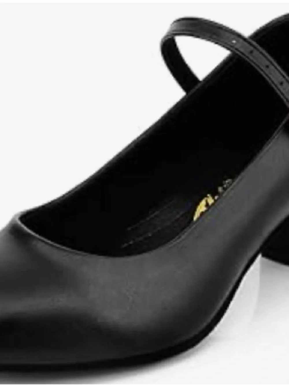 Classic Black Mary Jane Heel - Women's Elegant Character Shoe - Picture 3 of 5